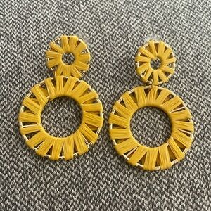 Yellow Gold Accent Earrings